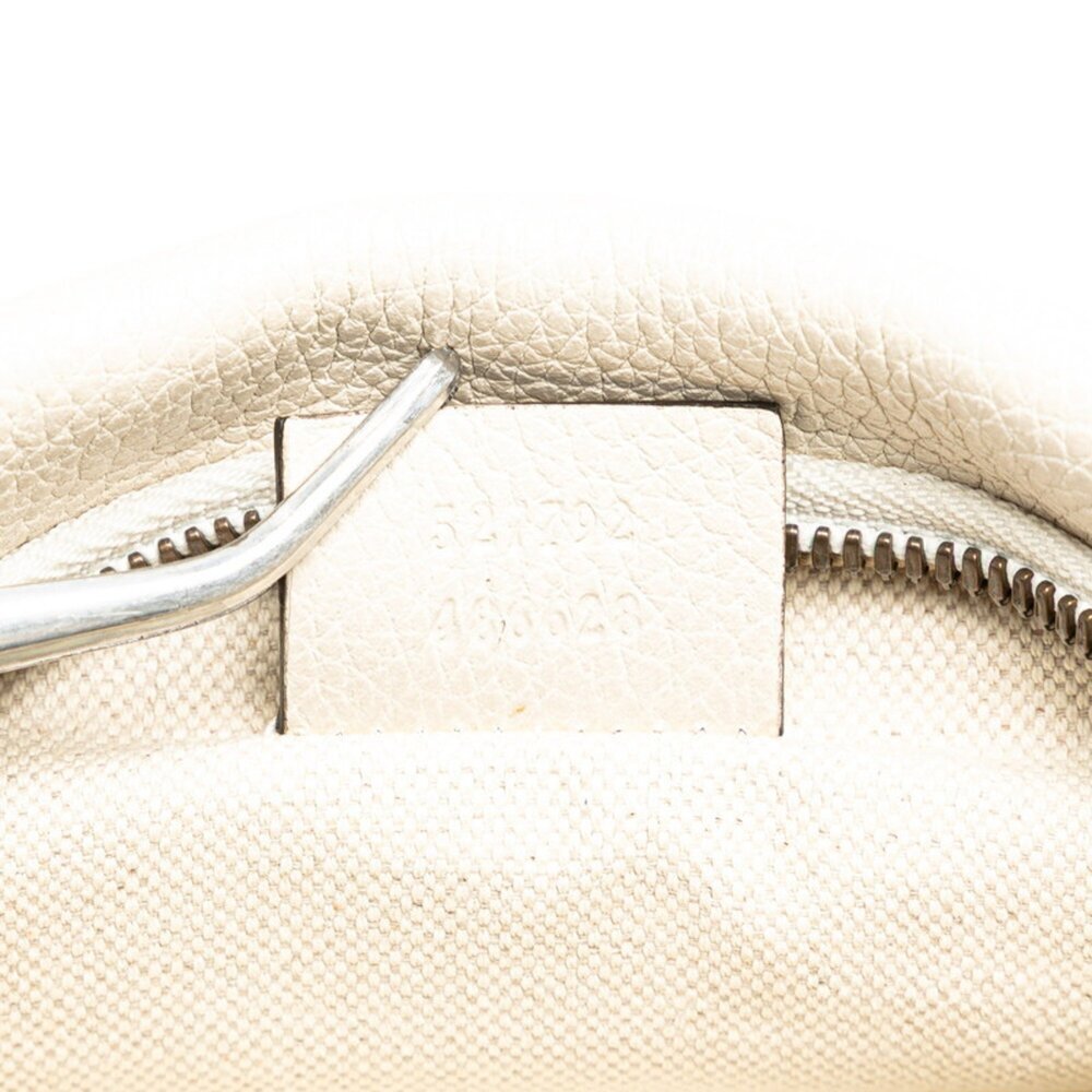 GUCCI White Leather Fanny Pack - Picture 10 of 11